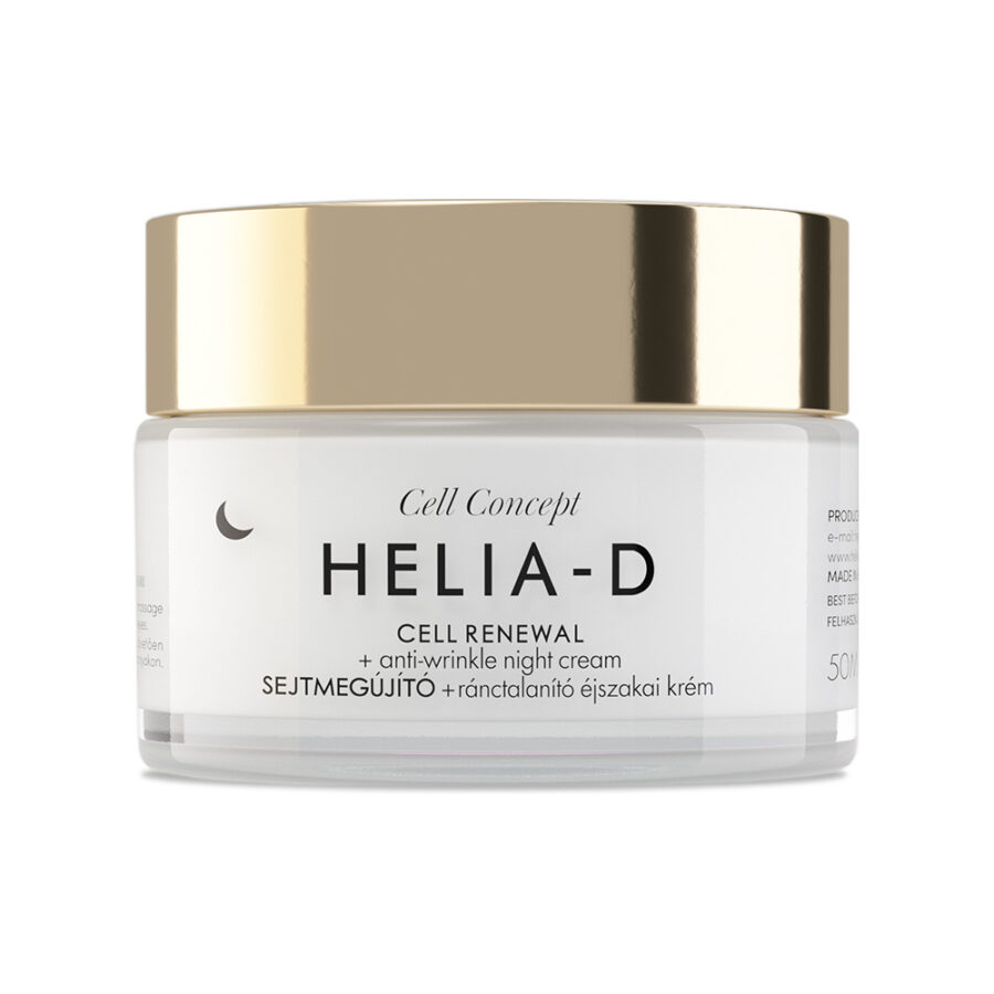 Helia-D, Cell Concept Cell Renewal + nočný krém proti vráskam 55+ nočný krém proti vráskam 50ml