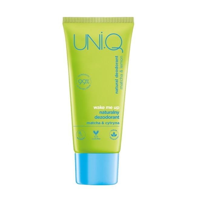 UNI.Q, Prírodný dezodorant Wake Me Up Matcha a citrón 50ml