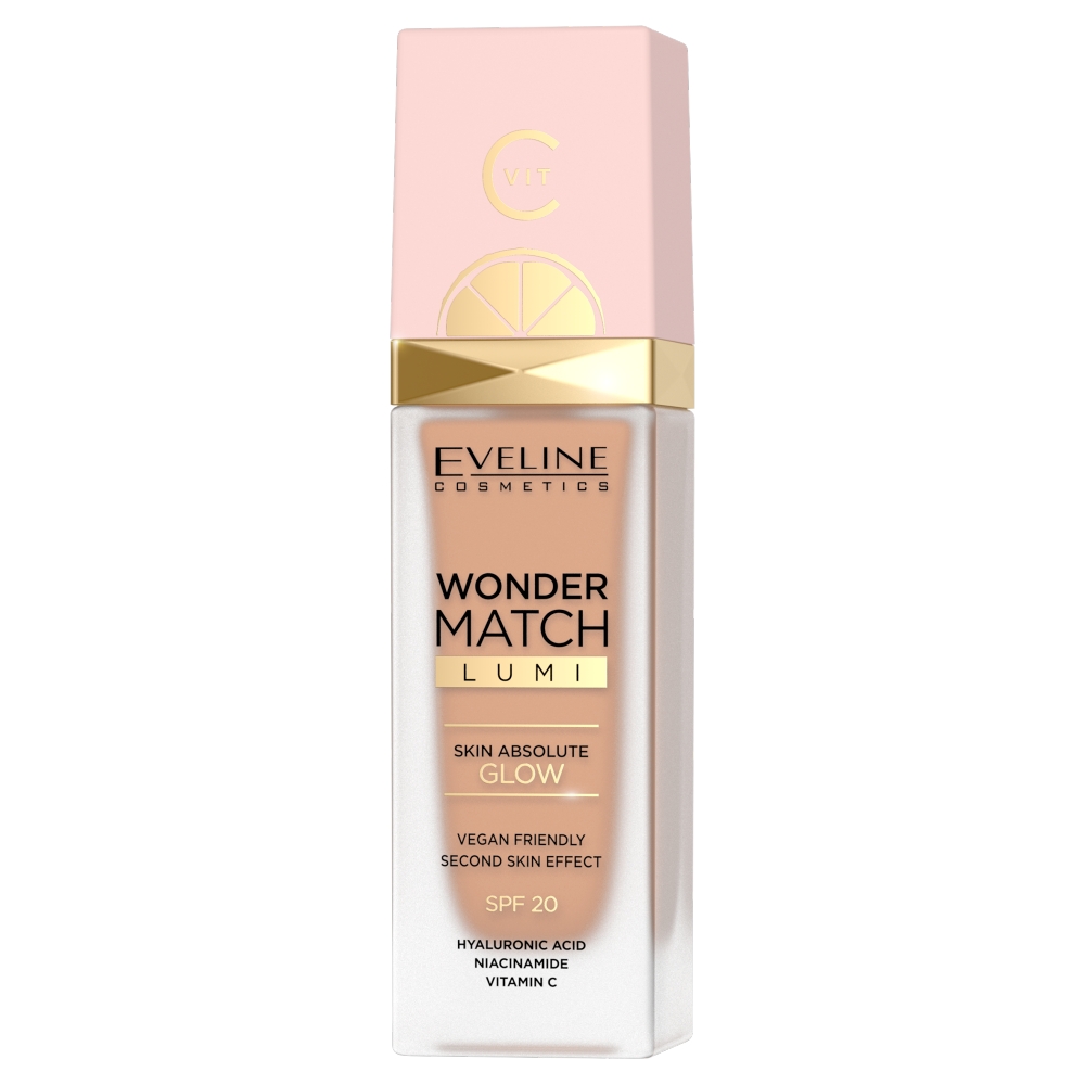 Eveline Cosmetics, Wonder Match Lumi luxusný rozjasňujúci podkladový krém na tvár 25 Sand Beige 30ml