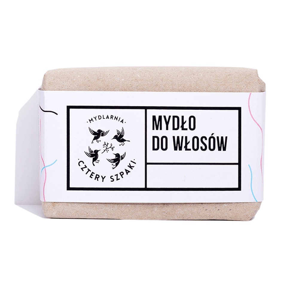 WASHINGTON CZTERY SZPAKI Mydlo na vlasy s ricínovým olejom 110g