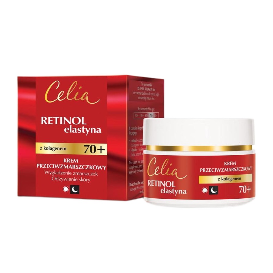 Retinol Elastyna Krem Przeciwzmarszczkowy 70+