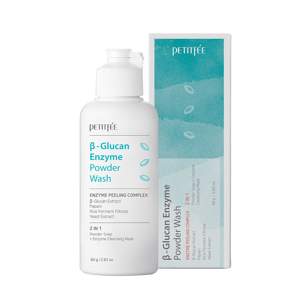 B-Glucan Enzyme Powder Wash Hydratační A Zklidňující Enzymový Prášek Na Obličej