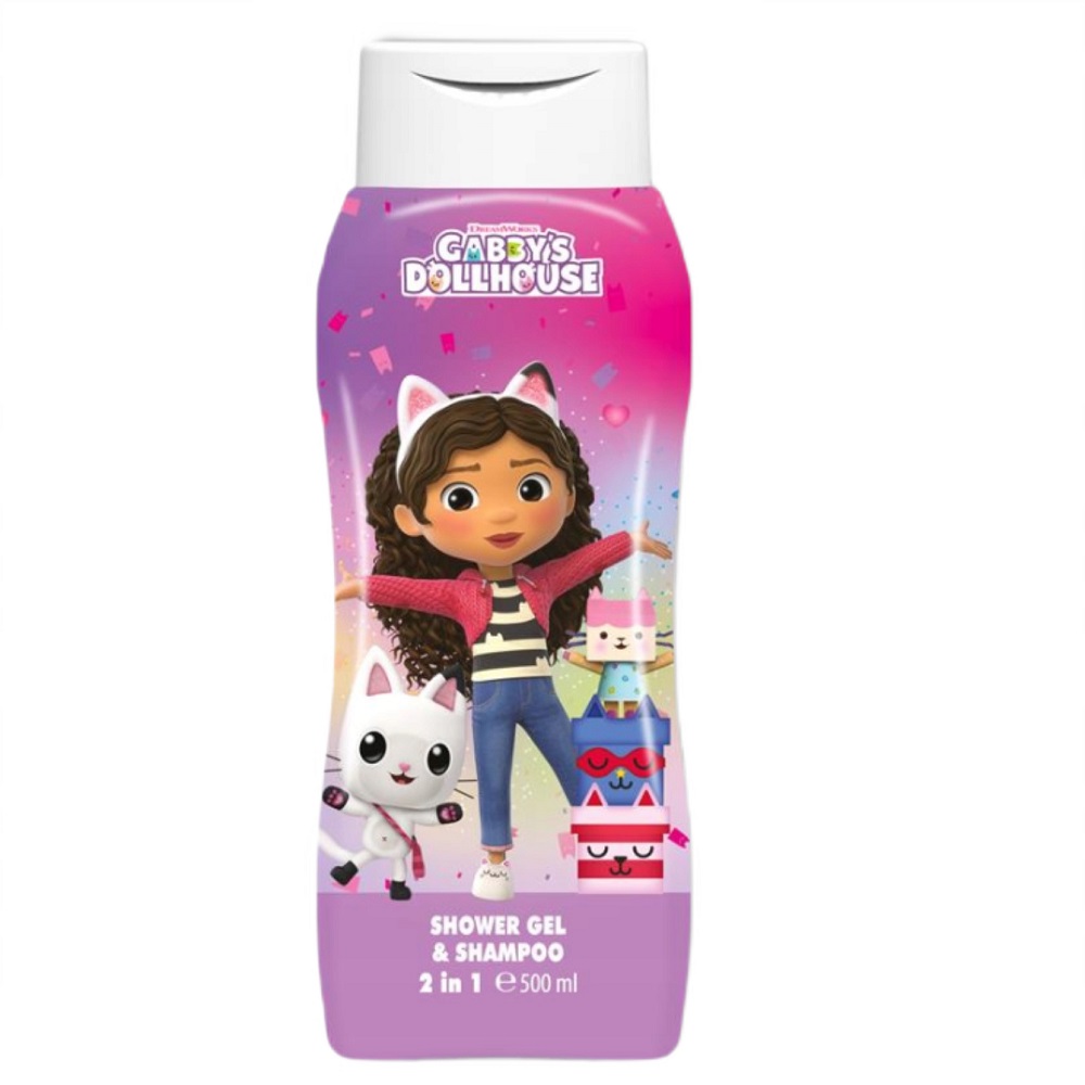 Gabby's Dollhouse Sprchový Gél A šAmpón Pre Deti 2v1 500ml