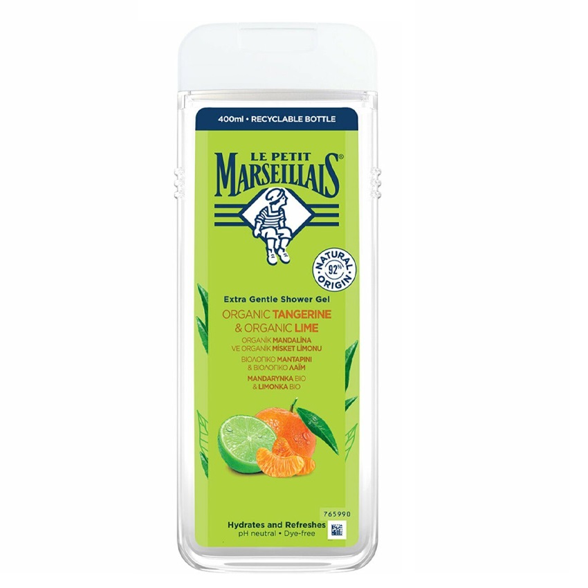 Extra Gentle Shower Gel Jemný Sprchový Gél Bio Mandarinka A Limetka 400 Ml