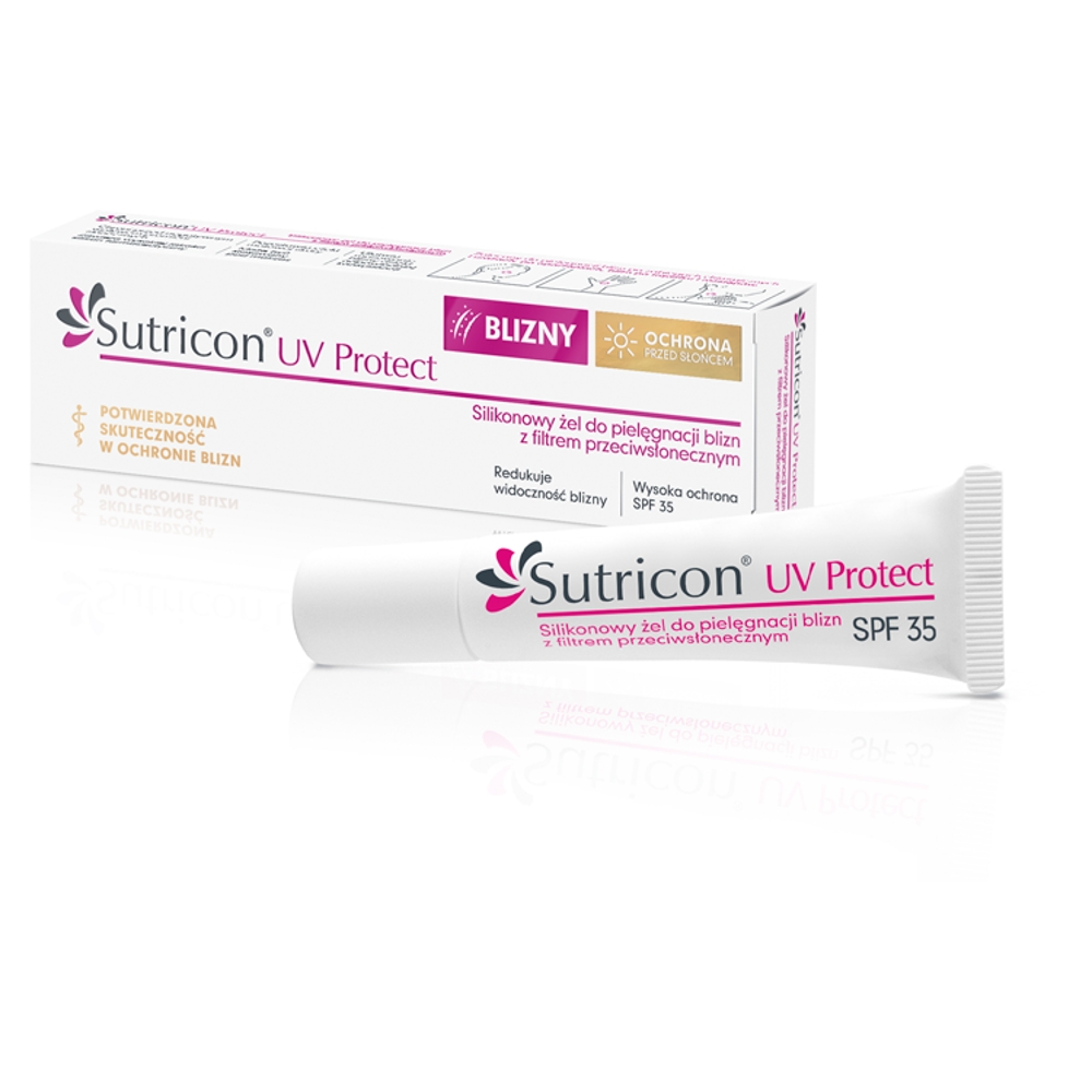 UV Protect Silikónový Gél Na Starostlivosť O Jazvy S Opaľovacím Krémom 15ml