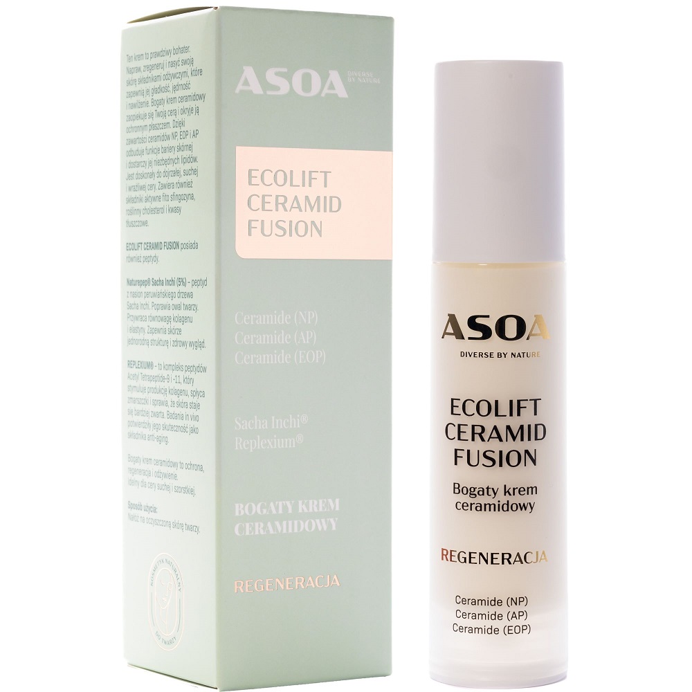 Ecolift Ceramid Fusion Bogaty Krem Ceramidowy