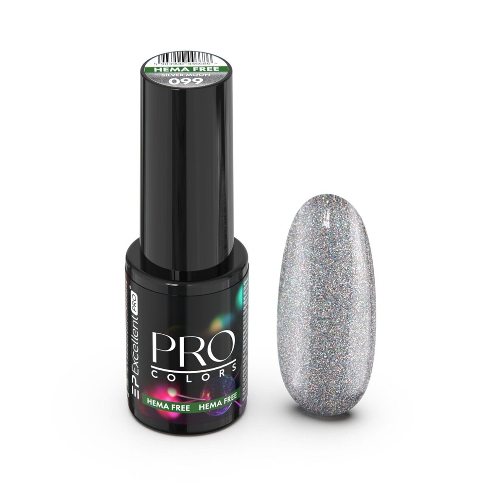 Pro Colors Hema Free Lakier Hybrydowy 099 Silver Moon