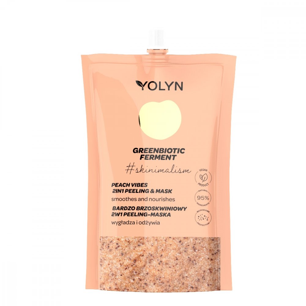 Greenbiotic Ferment Vyživujúci Peelingovú Masku Na Tvár Very Peach 50ml