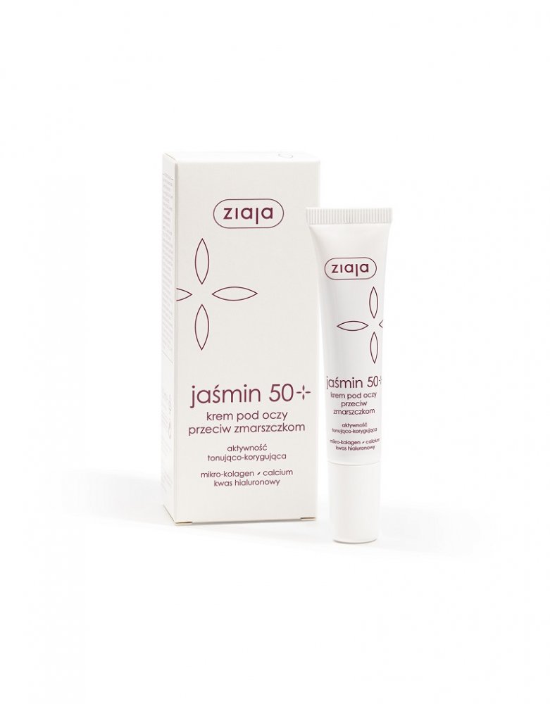 Ziaja, Jasmín 50+ očný krém proti vráskam 15ml