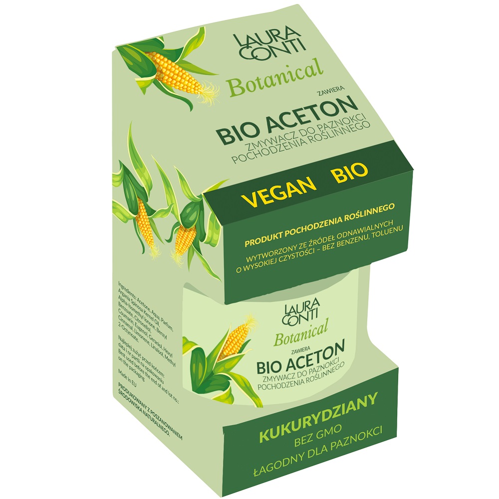 Botanický Bio Acetónový Odlakovač Na Nechty Rastlinného Pôvodu 50ml