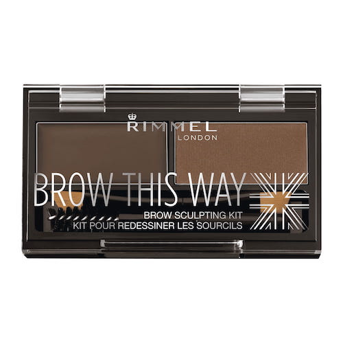 Rimmel Brow This Way set na obočie 3 Dark Brown 1,1 g
