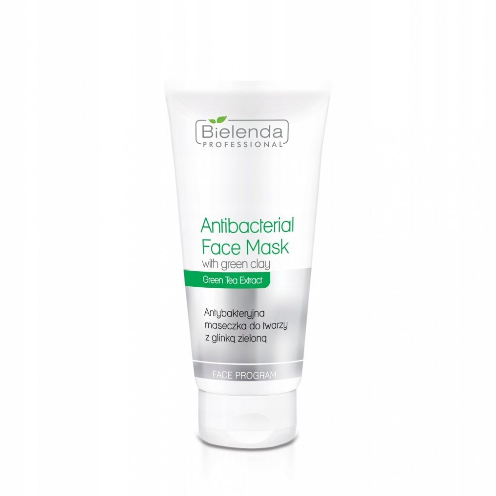 Antibacterial Face Mask Antybakteryjna Maseczka Do Twarzy Z Glinką Zieloną
