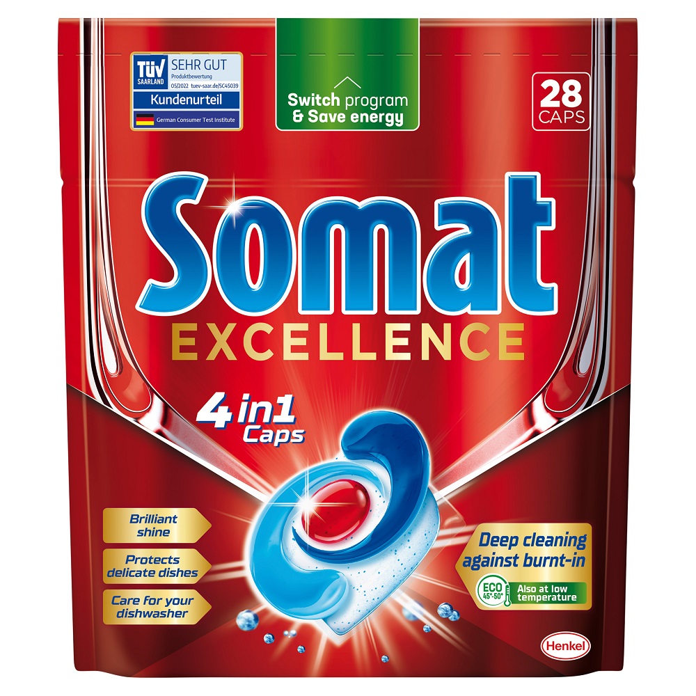 Somat Excellence 4 in 1 tablety do umývačky 28 ks