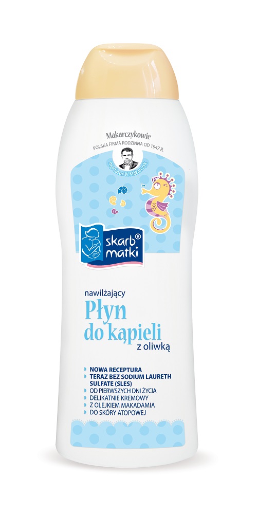 Skarb Matki koupelové mléko s olivovým olejem pro děti a kojence 400ml