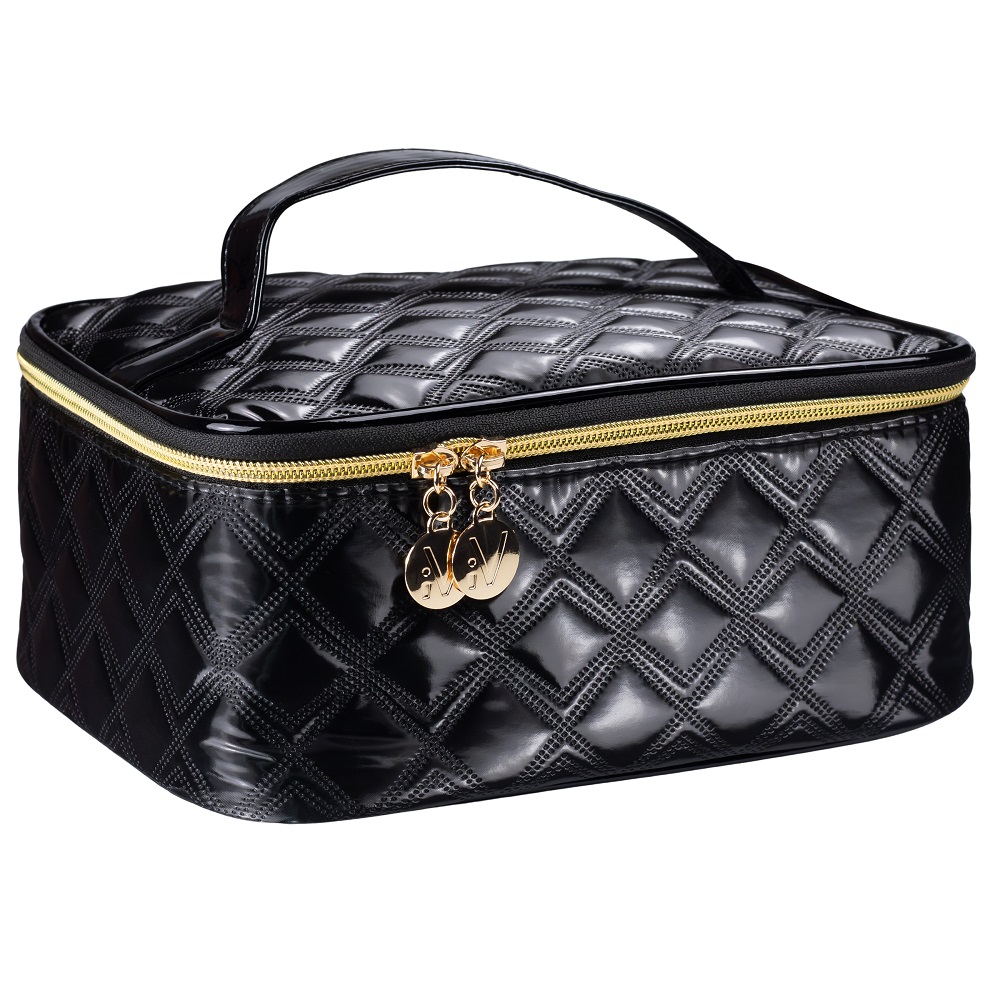 Gold &Amp; Black Kosmetické Pouzdro Malé Zlaté 2