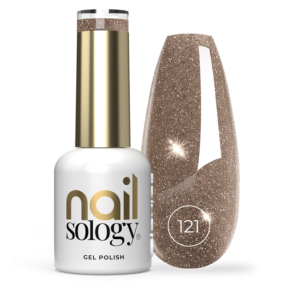 Nailsology Lakier Hybrydowy Z Brokatem 121 Rose Goddess