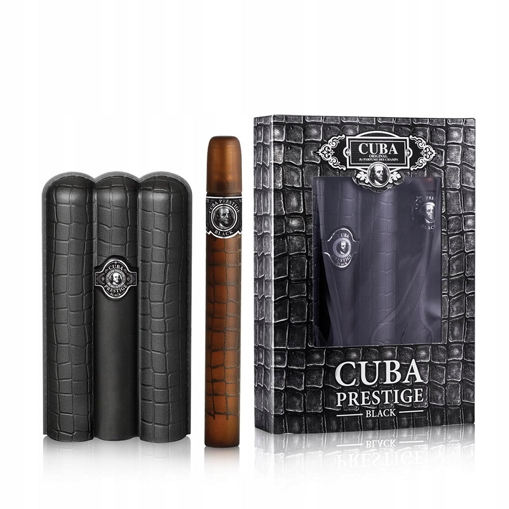 Cuba Original, Cuba Prestige Black set toaletná voda 90ml + toaletná voda 35ml