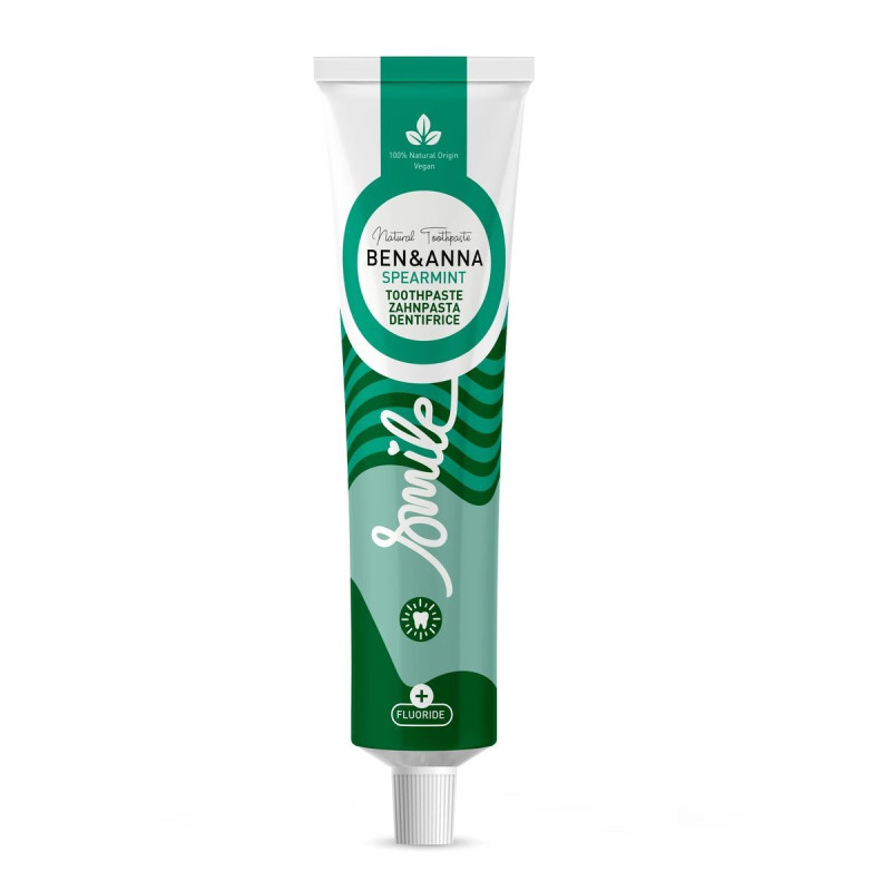 Prírodná Zubná Pasta Prírodná Mätová Zubná Pasta S Fluoridom Spearmint 75ml