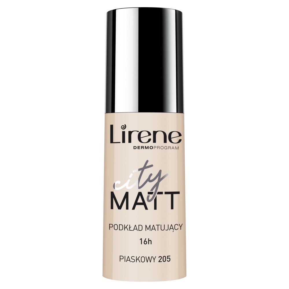 Lirene, City Matt zmatňujúci podkladový krém na tvár 205 Sand 30ml