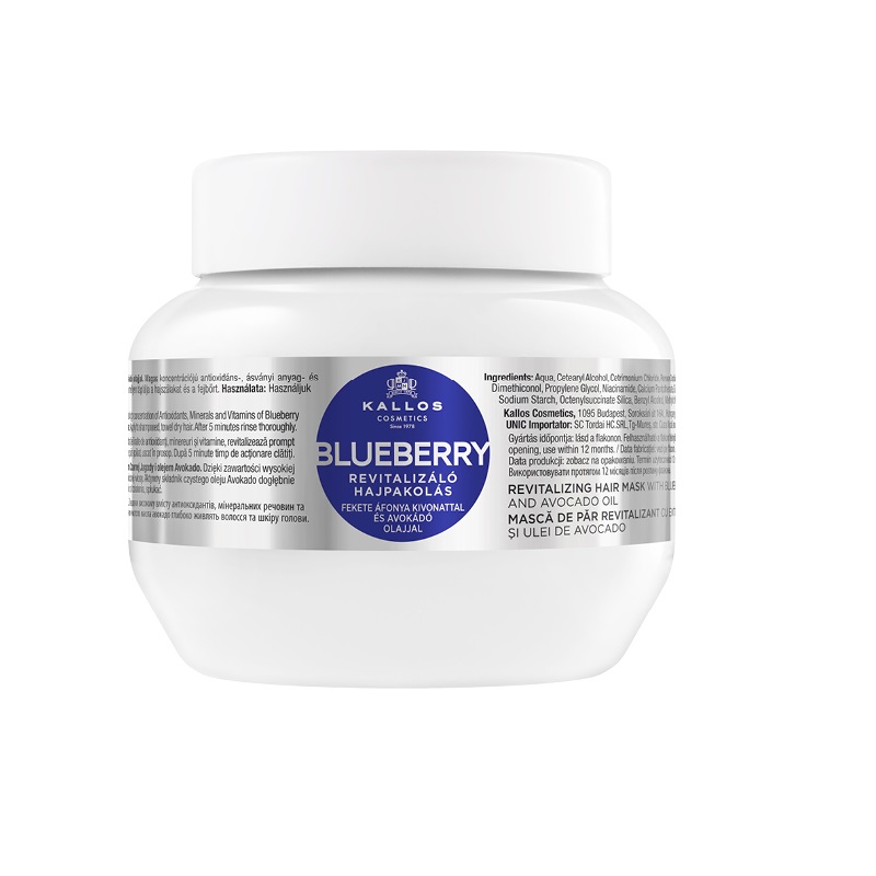 Kallos KJMN Blueberry Hair Mask 275 ml