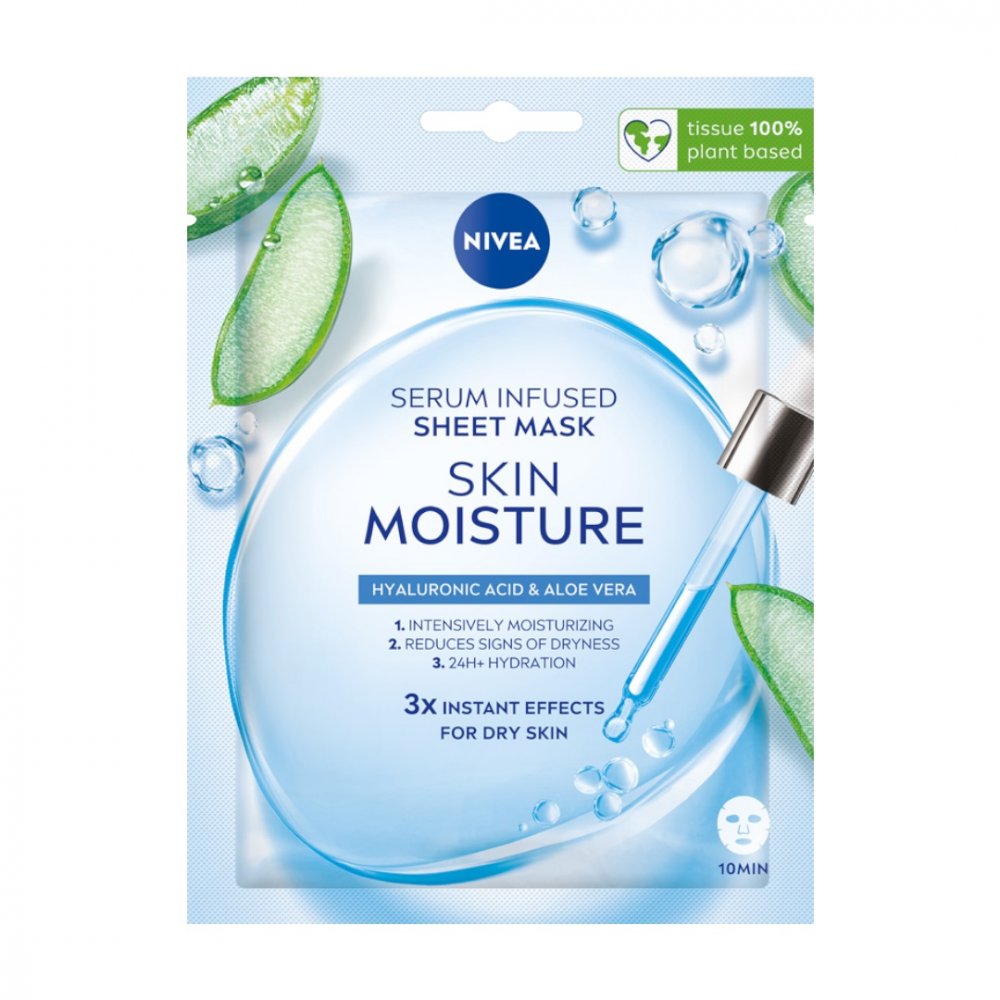 Skin Moisture Maska W Płachcie Z Serum Nawilżającym