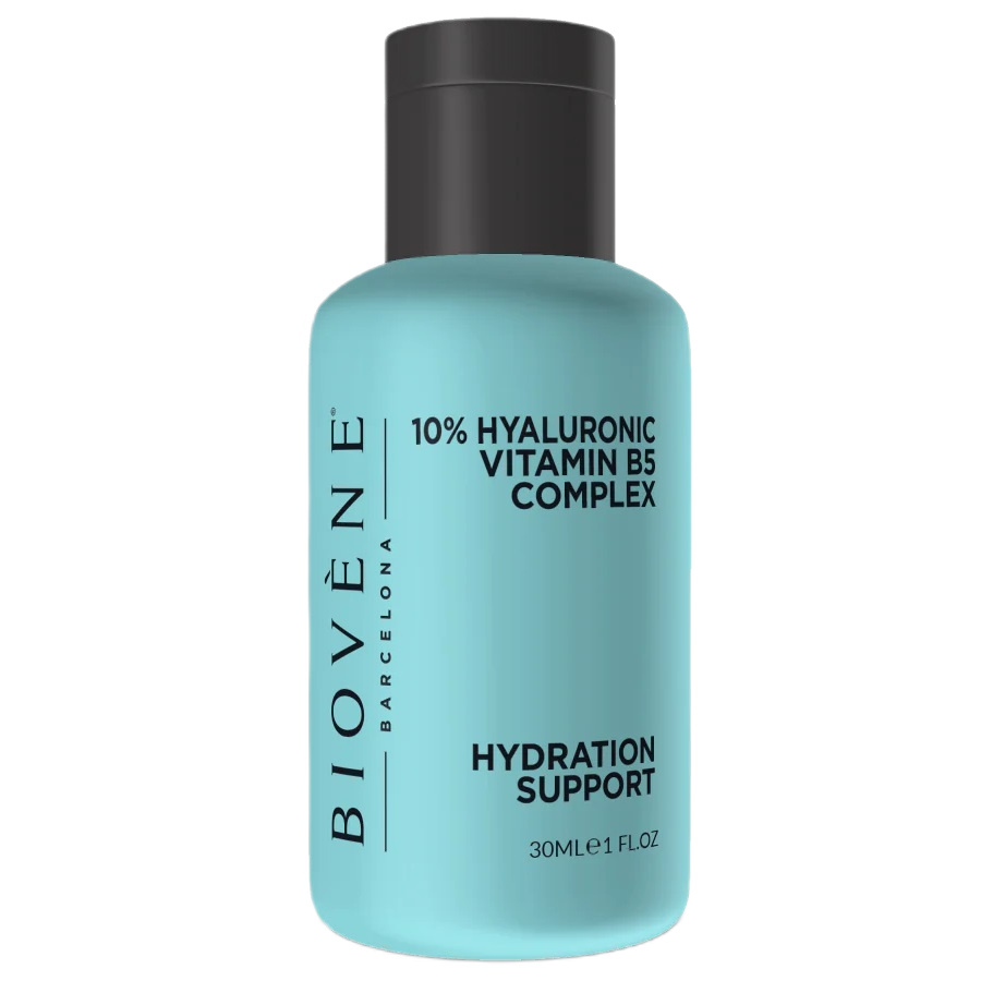 Biovene, Hydration Support hydratačné sérum na tvár s 10 % kyseliny hyalurónovej a vitamínom B5 30 ml