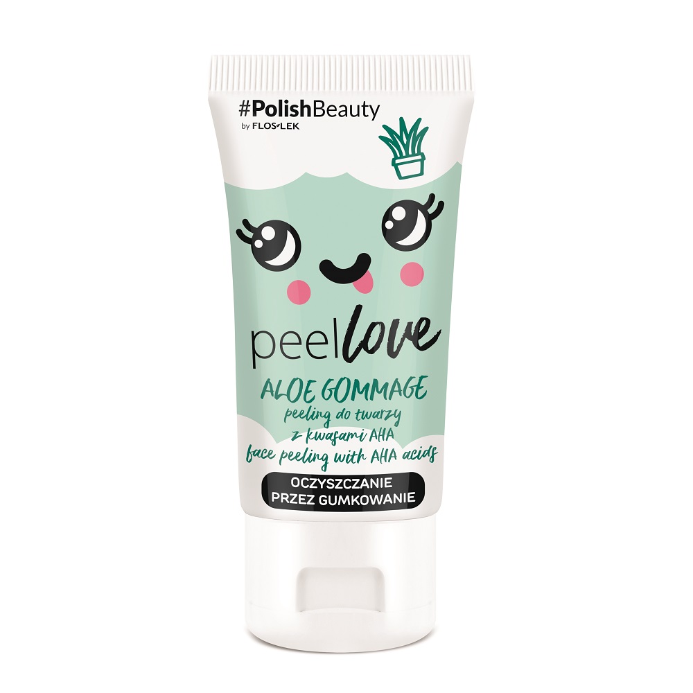 Peellove Aloe Gommage Peeling Do Twarzy Z Kwasami AHA