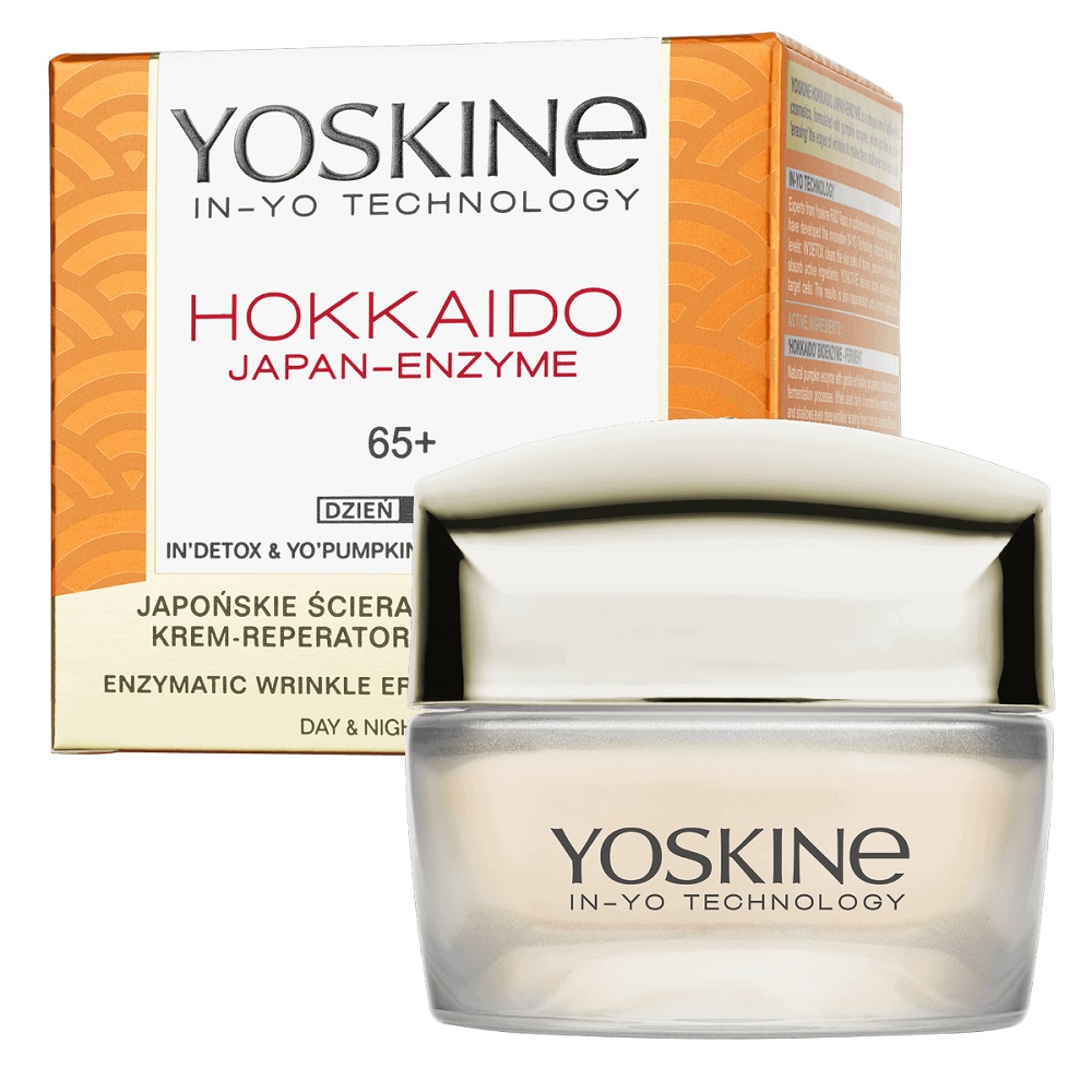Yoskine Hokkaido Japan-Enzyme krém proti vráskam 65+ 50 ml