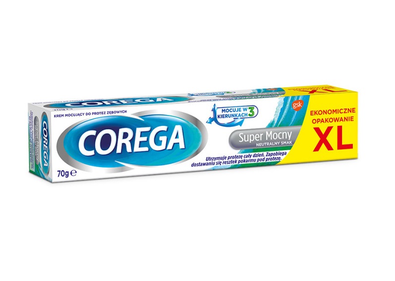 Super Mocny Krem Mocujący Do Protez Zębowych Naturalny Smak
