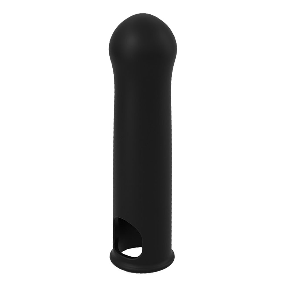 Liquid Soft Xtend Silikónový Nadstavec Na Penis Black