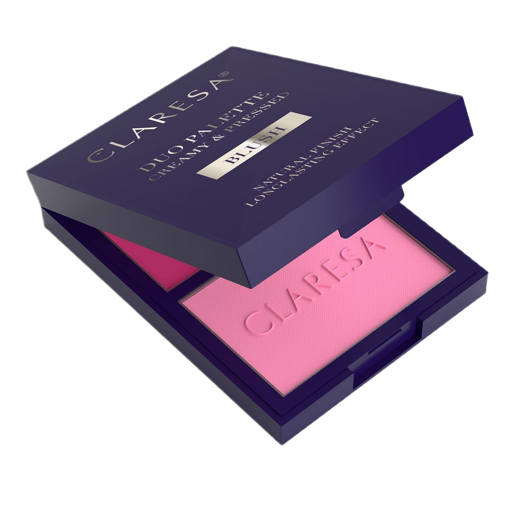 Duo Palette Creamy & Pressed Kremowo-pudrowa Paleta Do Konturowania 01 Awesome Blossom