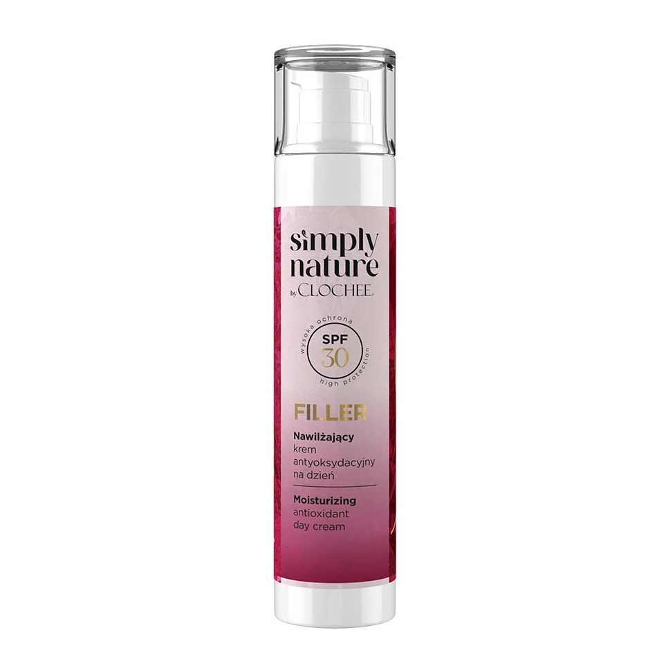 Simply Nature Filler Nawilżający Krem Antyoksydacyjny Na Dzień SPF30