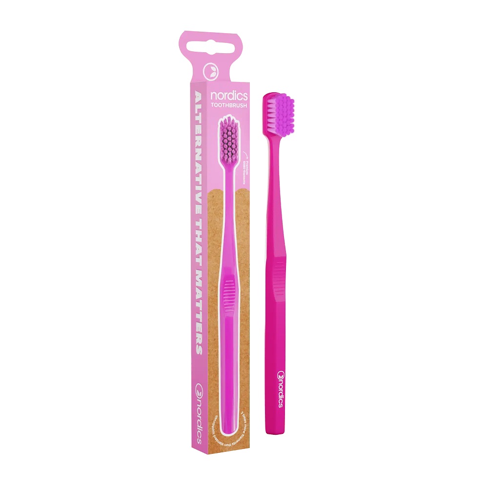 Plastová Zubná Kefka Premium Toothbrush Pla Pink