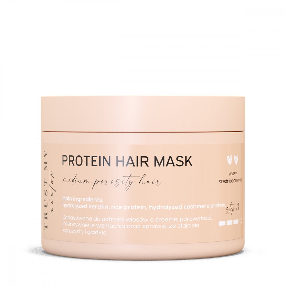 Trust My Sister, Proteínová maska na vlasy pre stredne porézne vlasy 150g