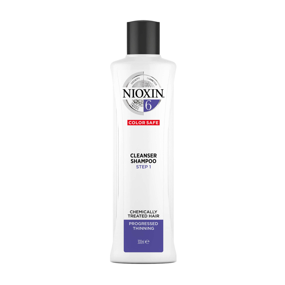 NIOXIN, System 6 Čistiaci šampón na chemicky ošetrené silne červené vlasy 300ml