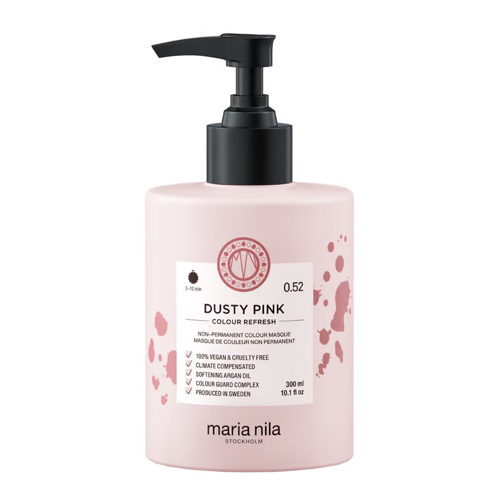 Maria Nila, Colour Refresh vlasy maska 0,52 Dusty Pink 300ml