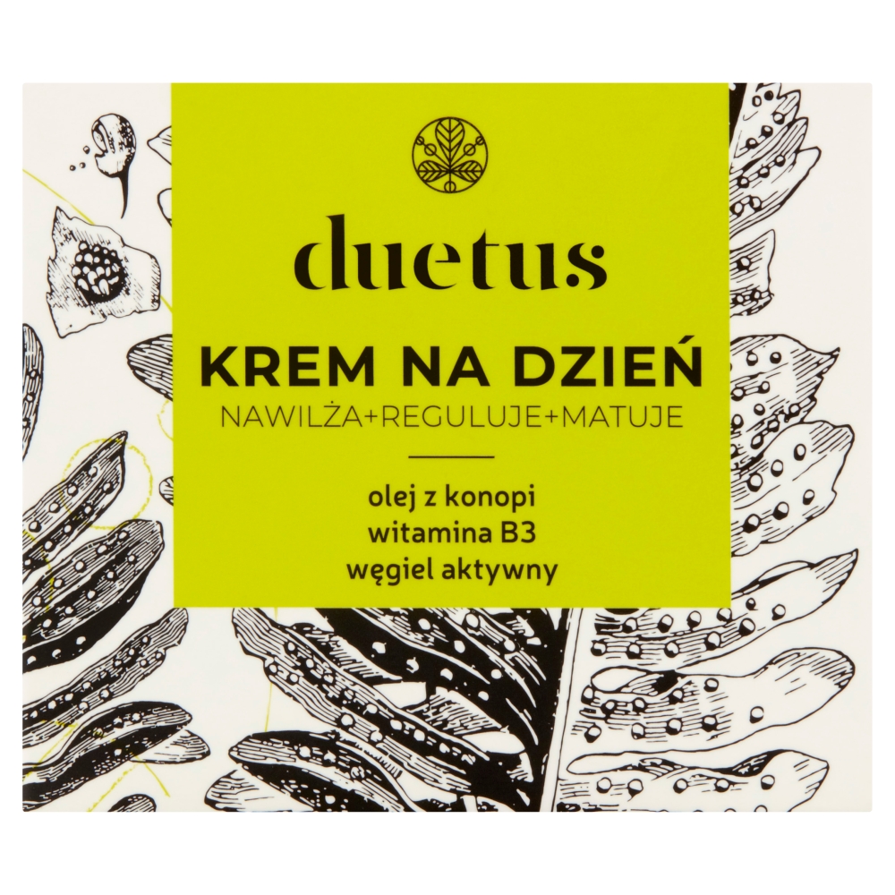 Duetus zmatňujúci krém na tvár denný krém 0 SPF na deň 50 ml