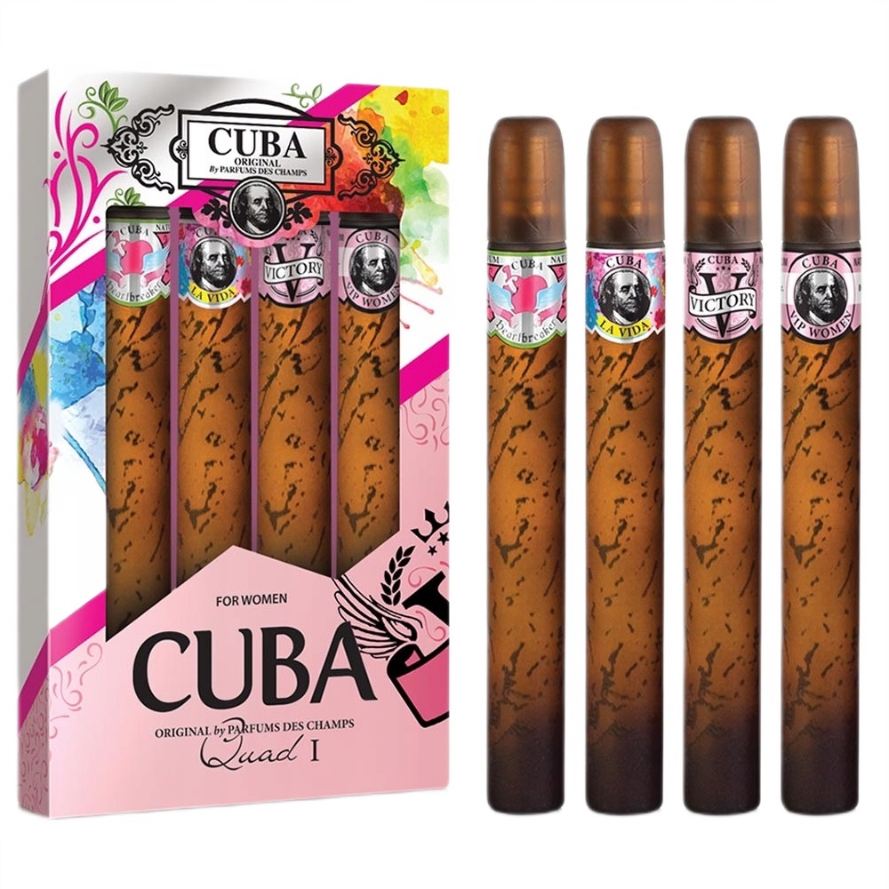 Cuba Quad I Set Parfémová Voda S Rozprašovačem Heartbreaker + Parfémová Voda S Rozprašo…
