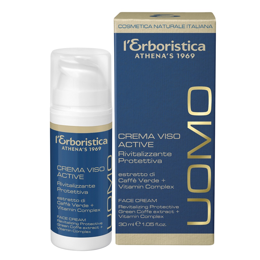 L'Erboristica, Uomo Active revitalizačný a ochranný krém na tvár 30ml