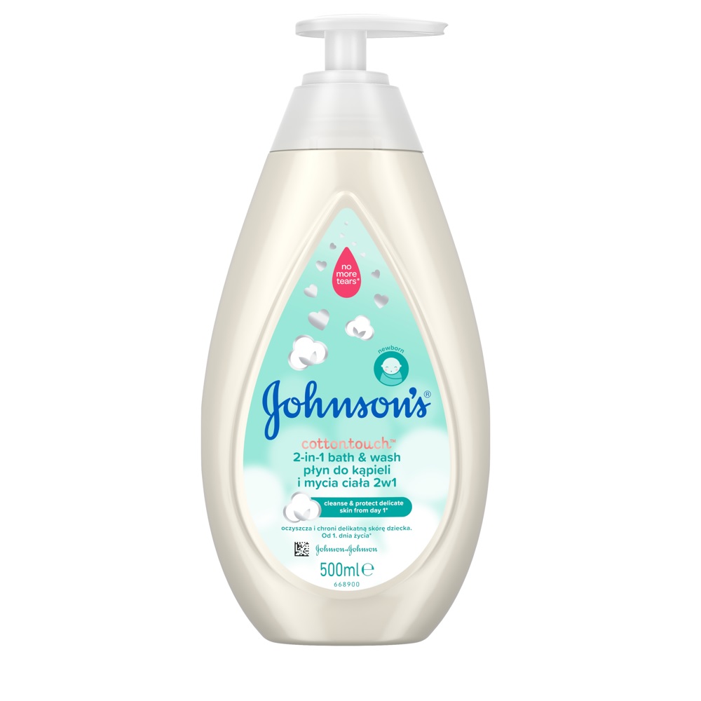 Johnson's Cotton Touch Płyn Do Kąpieli I Mycia Ciała 2w1