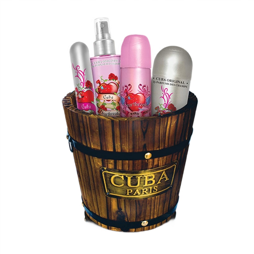Cuba Heartbreaker Sada Ve Spreji + Ve Spreji + Deodorant Ve Spreji + Tělová Mlha