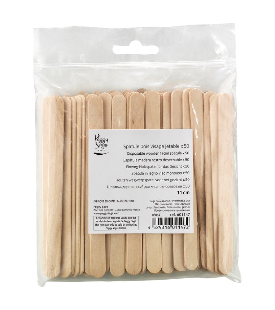 _Spatule Bois Visage Jetable