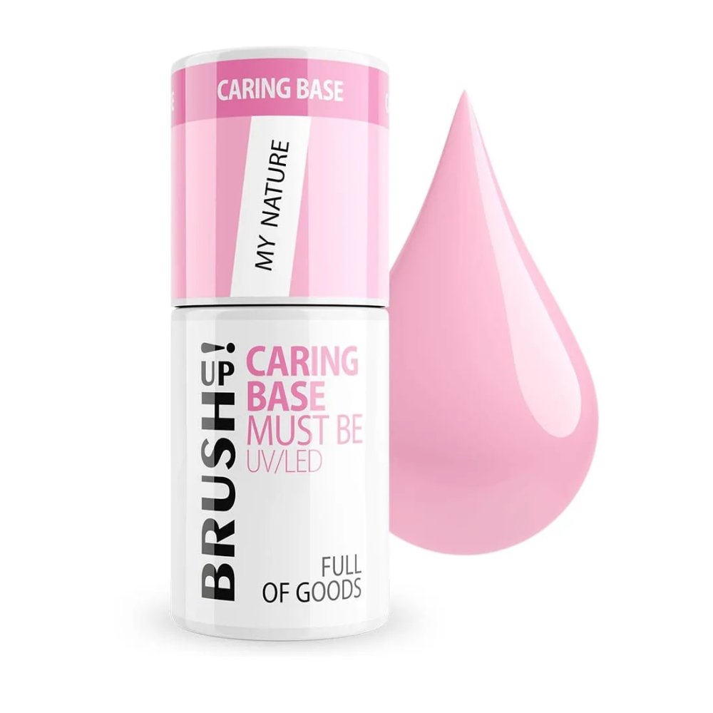 BRUSHUP_Caring Base Must Be UV/LED Nail Hybrid Base Full Of Goods My Nature 5g