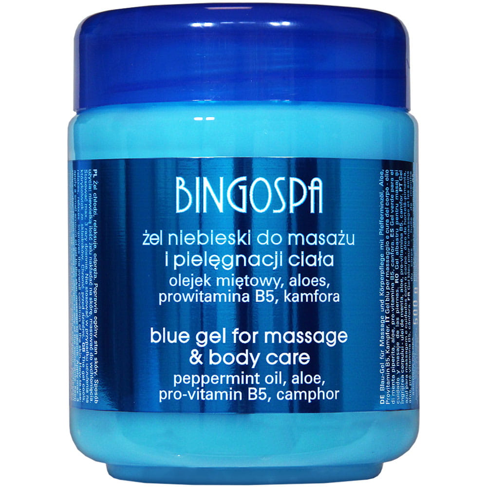 Blue Gel Na Masáž A Starostlivosť O Telo 500g