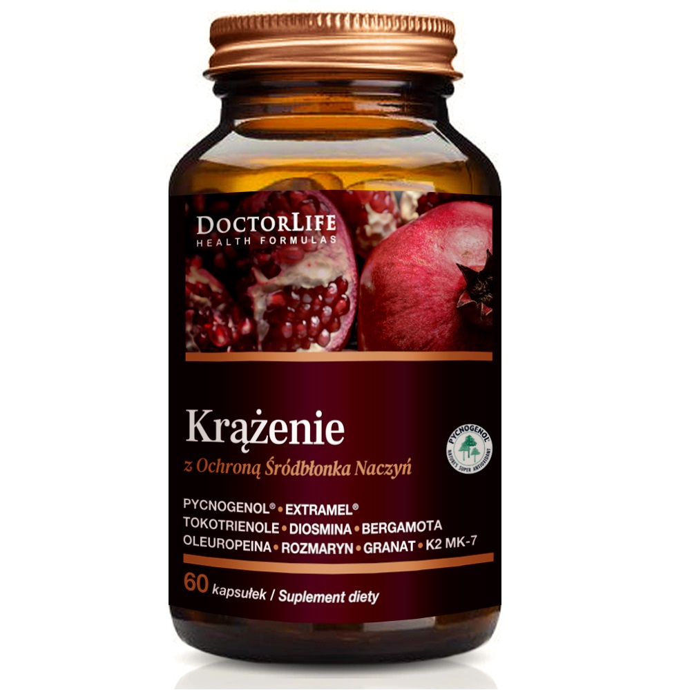 Krążenie Z Ochroną śRódbłonka Naczyń Suplement Diety 60 Kapsułek