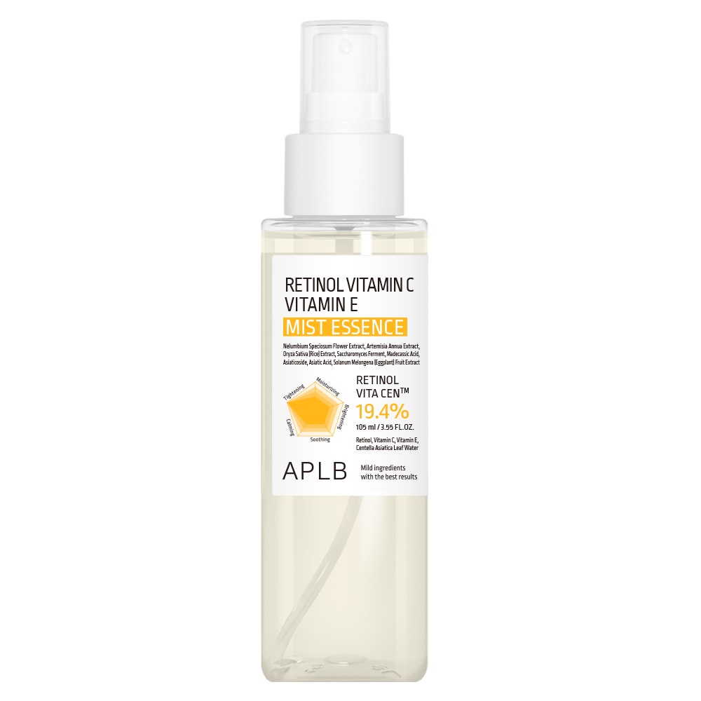 Retinol Vitamin C Vitamin E Mist Essence Rozjasňujúca Hmlová Esencia 105ml