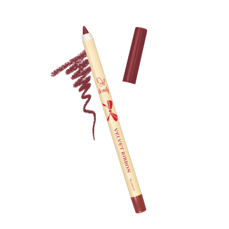 Velvet Ribbon Lip Pencil Konturówka Do Ust 01