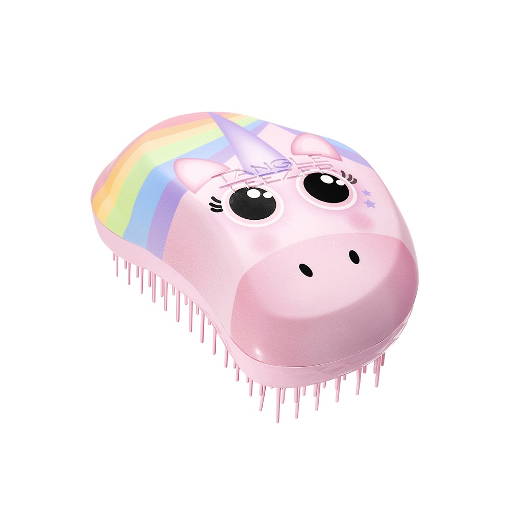 Tangle Teezer, originálna mini kefa na vlasy Pink Rainbow Unicorn