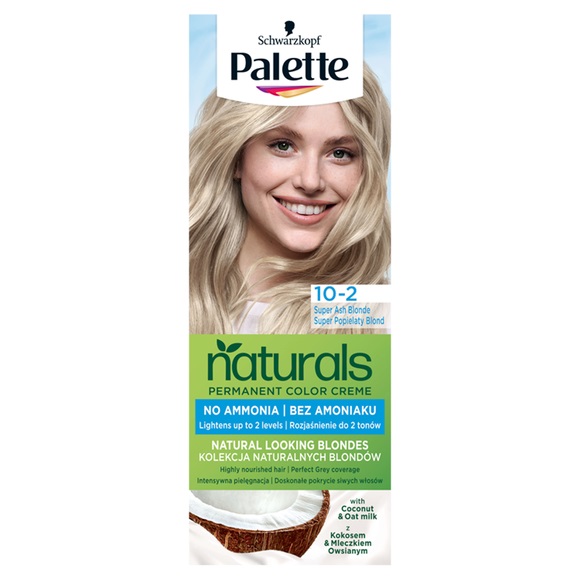 Permanent Naturals Color Creme Go Blonde Rozjaśniająca Farba Do Włosów 10-2 Super Popie…