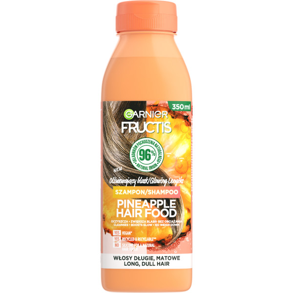 Fructis Pineapple Hair Food šAmpón Na Dlhé A Matné Vlasy 350 Ml